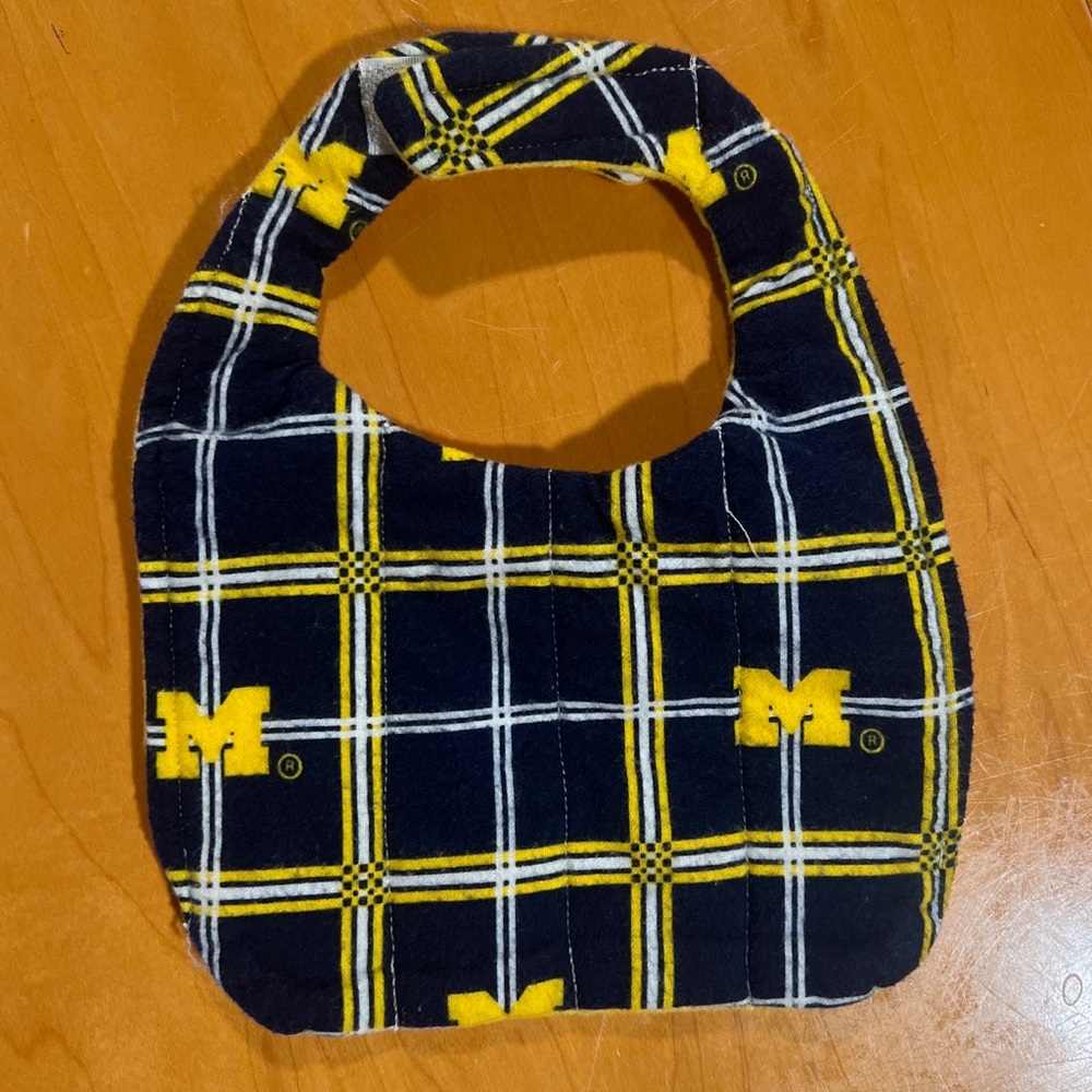 Handmade Michigan Bib
